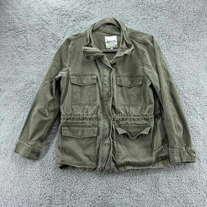 Madewell Women's Small Surplus‎ Jacket in Foliage Green